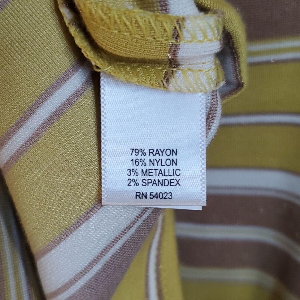 Banana Republic Striped Sheath Dress - Size 4 - Picture 6 of 6